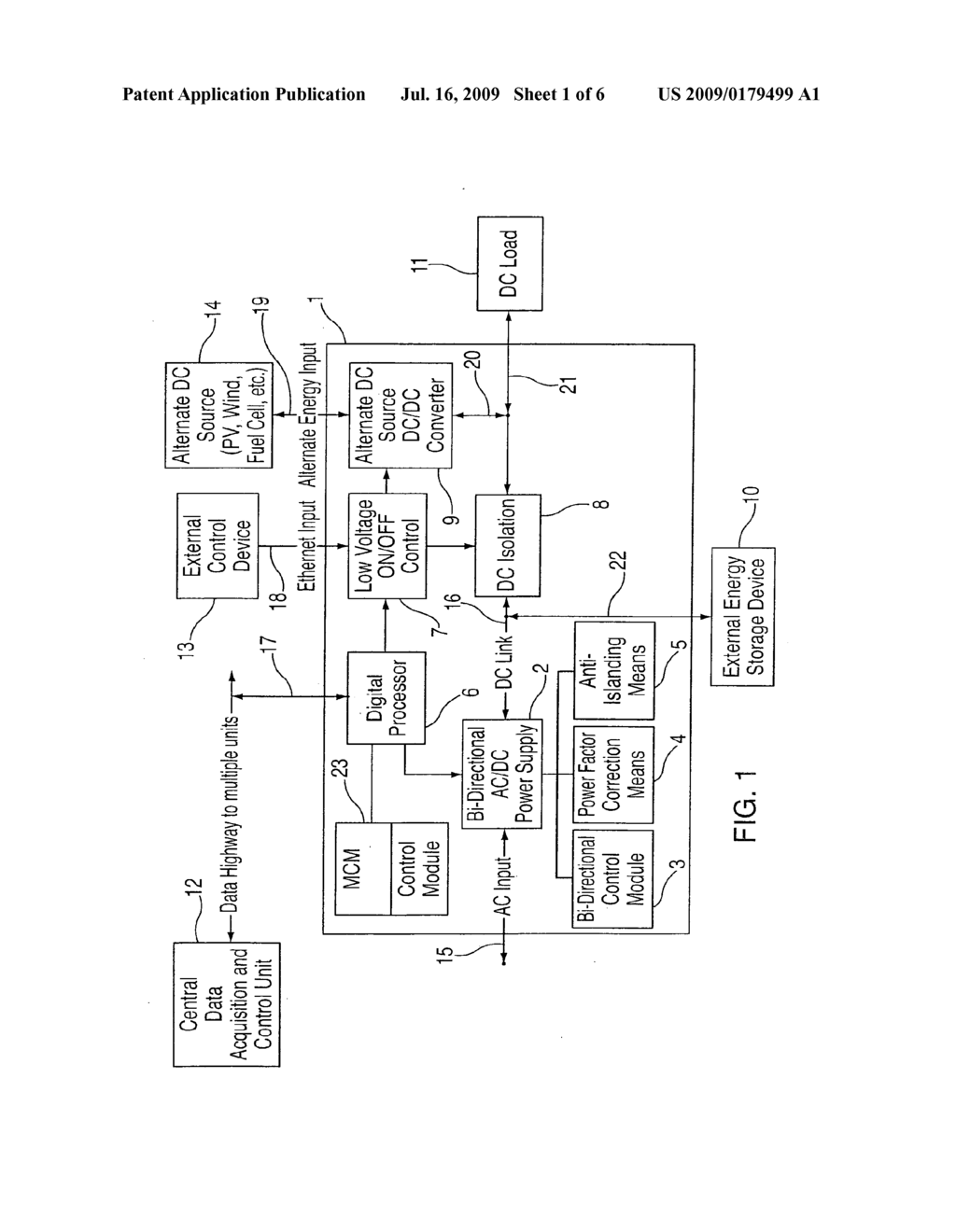 MULTIPLE BI-DIRECTIONAL INPUT/OUTPUT POWER CONTROL SYSTEM - diagram, schematic, and image 02