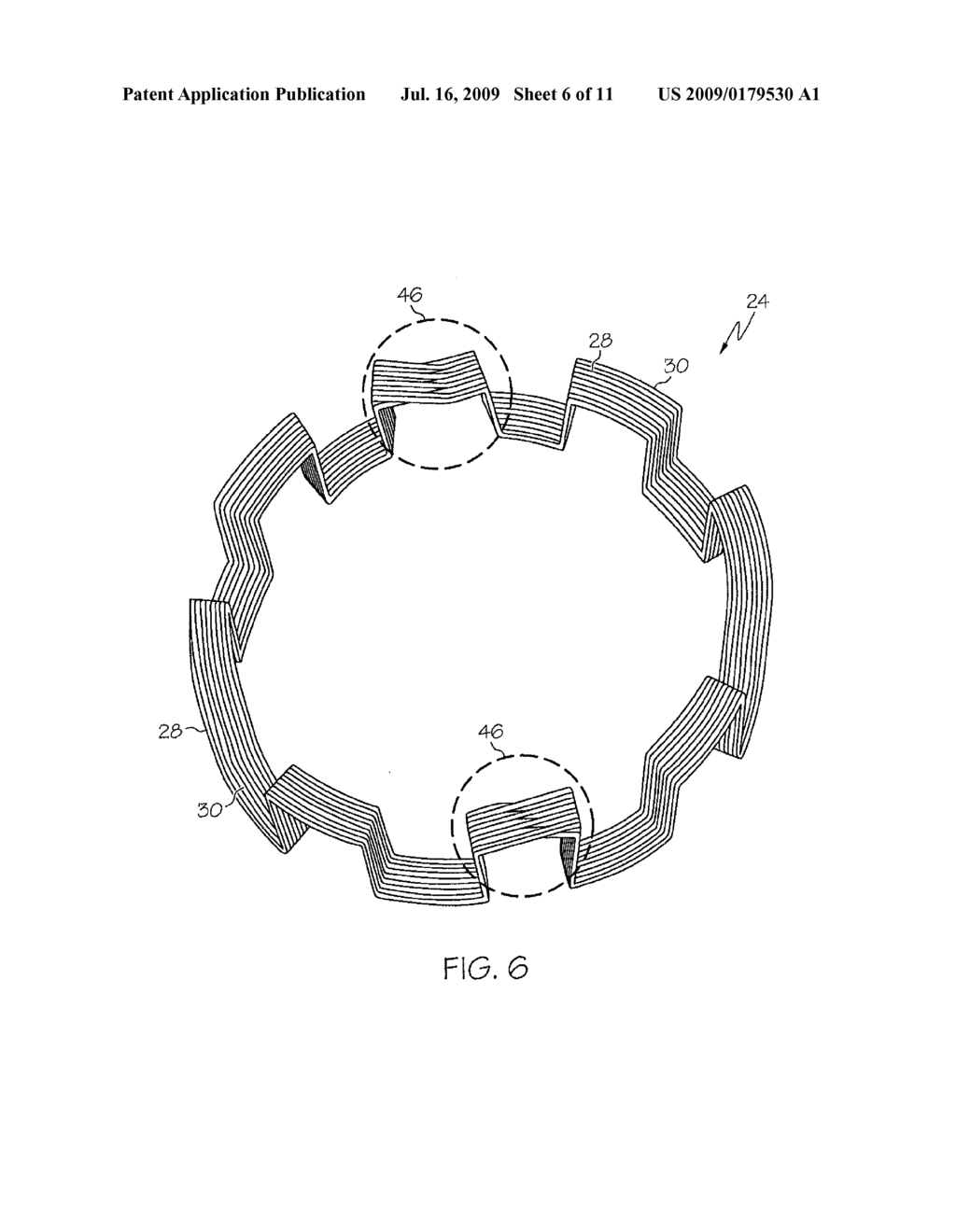 STATOR WINDING HAVING SAME RADIAL POSITIONS - diagram, schematic, and image 07