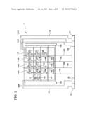 Sealing structure with barrier membrane for electronic element, display device, electronic apparatus, and fabrication method for electronic element diagram and image