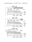 Sealing structure with barrier membrane for electronic element, display device, electronic apparatus, and fabrication method for electronic element diagram and image