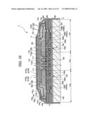 Sealing structure with barrier membrane for electronic element, display device, electronic apparatus, and fabrication method for electronic element diagram and image