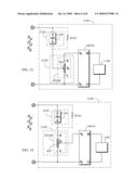 UNI-DIRECTIONAL LIGHT EMITTING DIODE DRVIE CIRCUIT IN BI-DIRECTIONAL DIVIDED POWER IMPEDANCE diagram and image