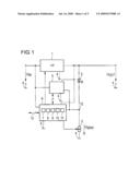 ARRANGEMENT PROVIDED WITH A VOLTAGE CONVERTER FOR SUPPLYING VOLTAGE TO AN ELECTRICAL CHARGE AND ASSOCIATED METHOD diagram and image