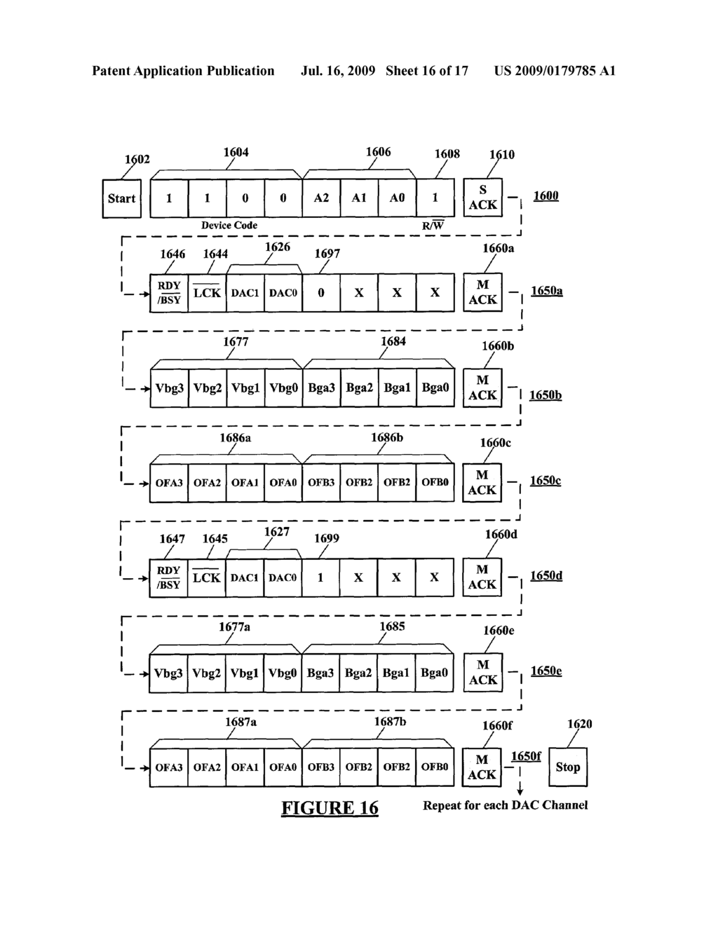 Read and Write Interface Communications Protocol for Digital-to-Analog Signal Converter with Non-Volatile Memory - diagram, schematic, and image 17