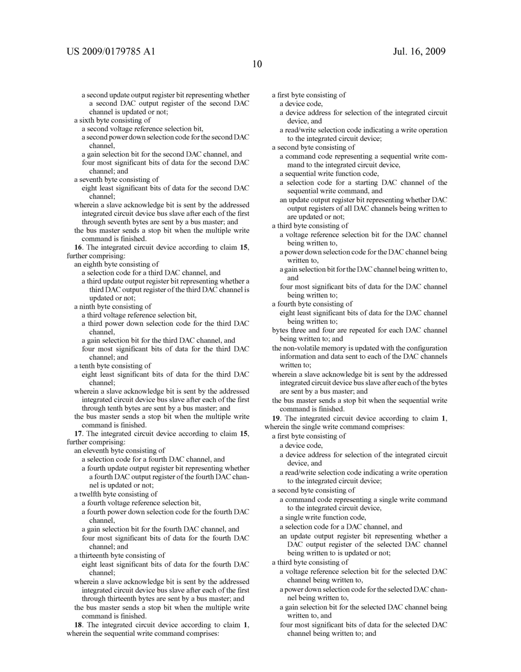 Read and Write Interface Communications Protocol for Digital-to-Analog Signal Converter with Non-Volatile Memory - diagram, schematic, and image 28