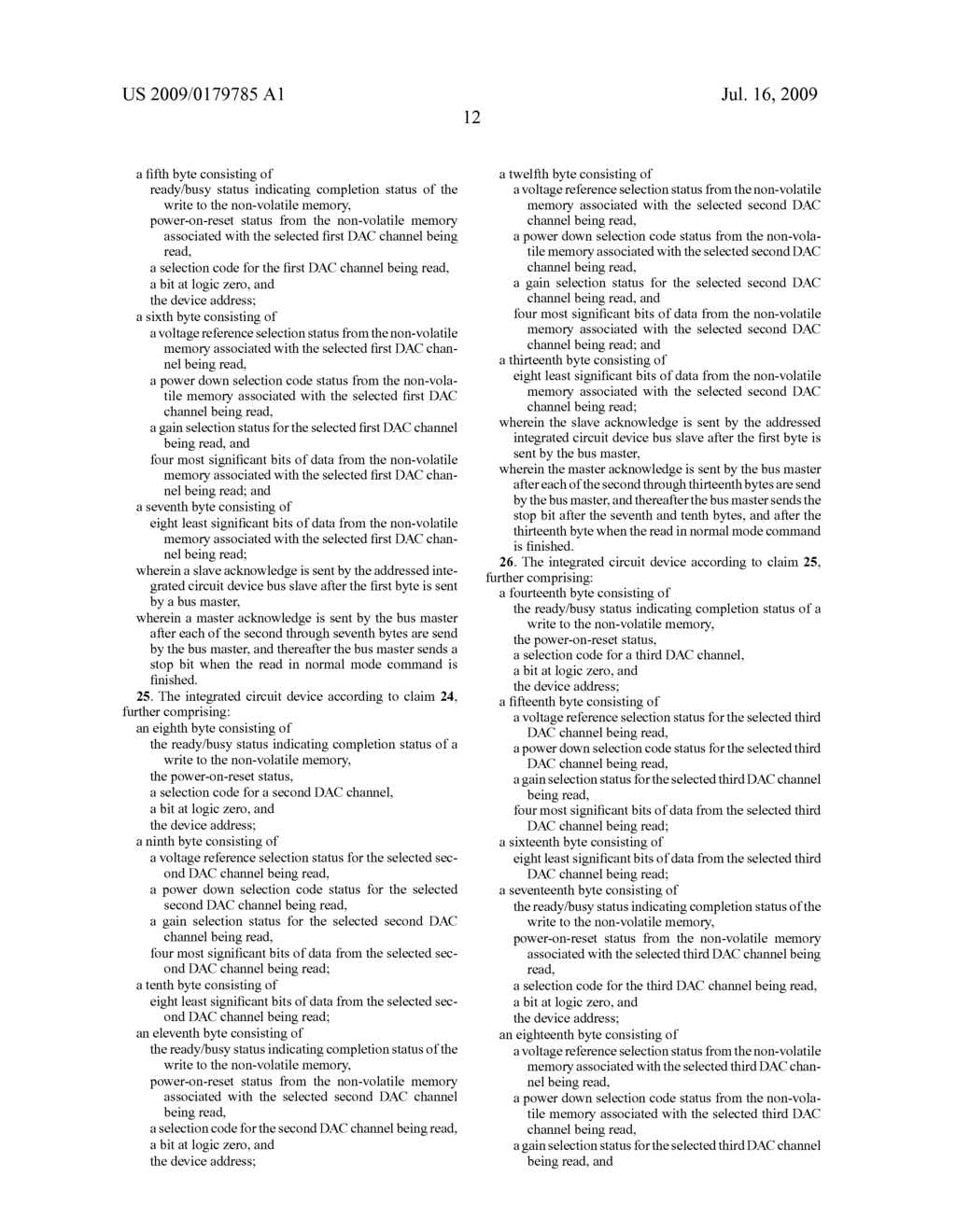 Read and Write Interface Communications Protocol for Digital-to-Analog Signal Converter with Non-Volatile Memory - diagram, schematic, and image 30