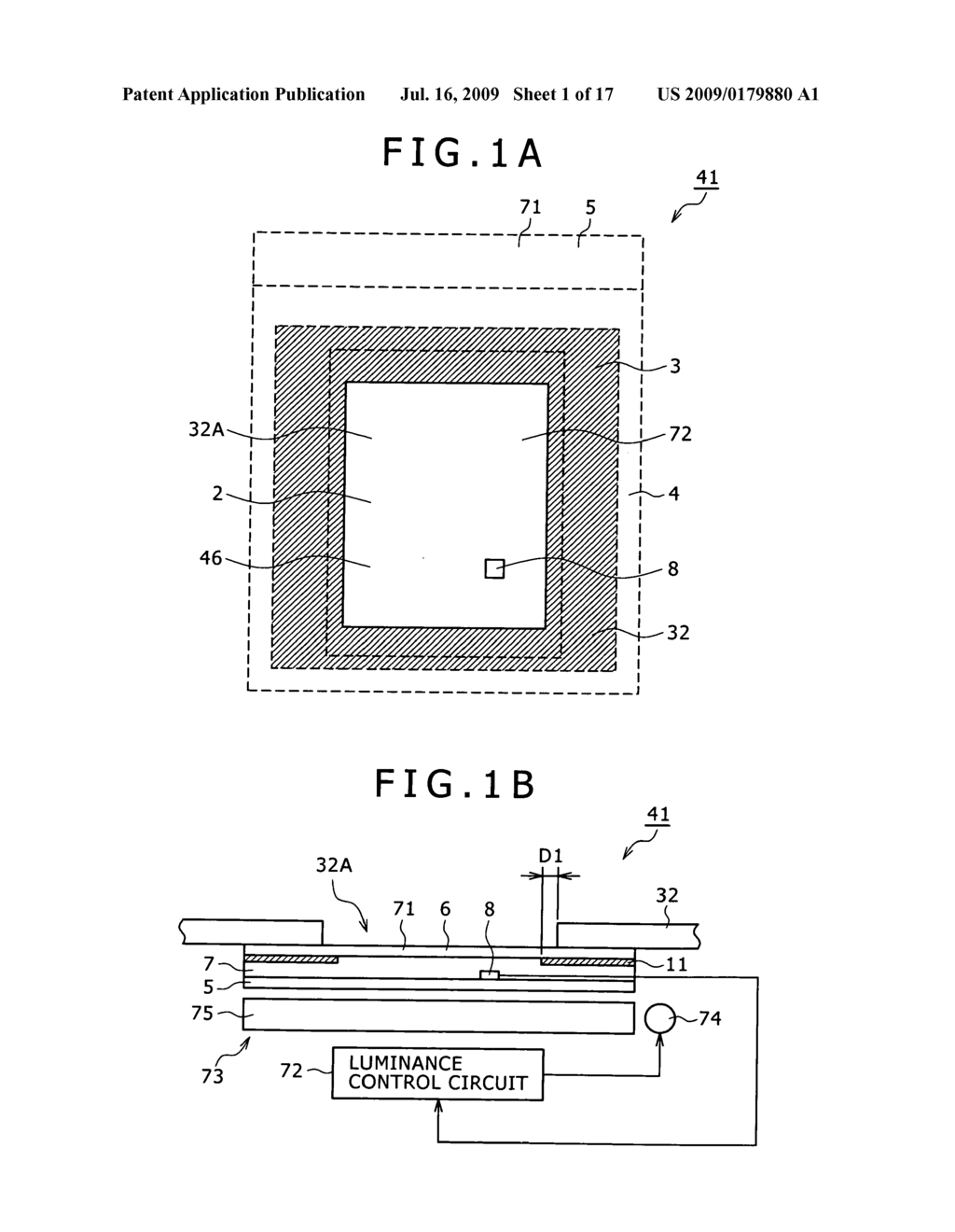 Display device and luminance control method therefor - diagram, schematic, and image 02