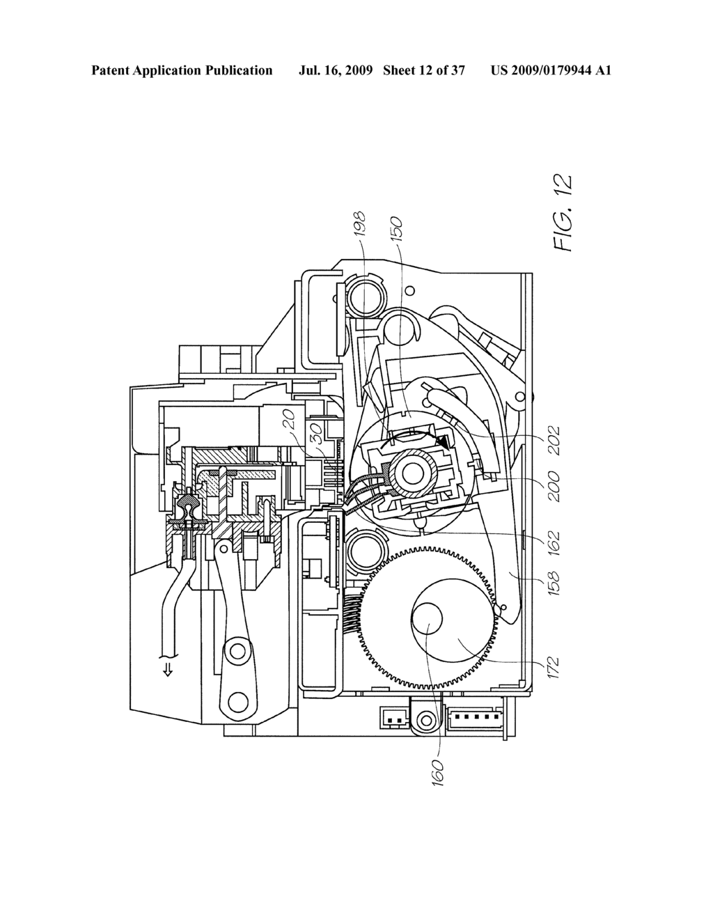 PRINTHEAD MAINTENANCE FACILTY WITH ELONGATE NOZZLE FACE WIPER - diagram, schematic, and image 13