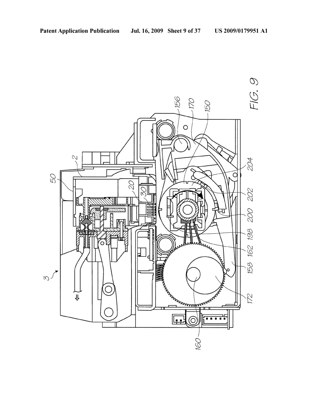 PRINTHEAD NOZZLE FACE WIPER WITH MULTIPLE OVERLAPPING SKEW BLADES - diagram, schematic, and image 10