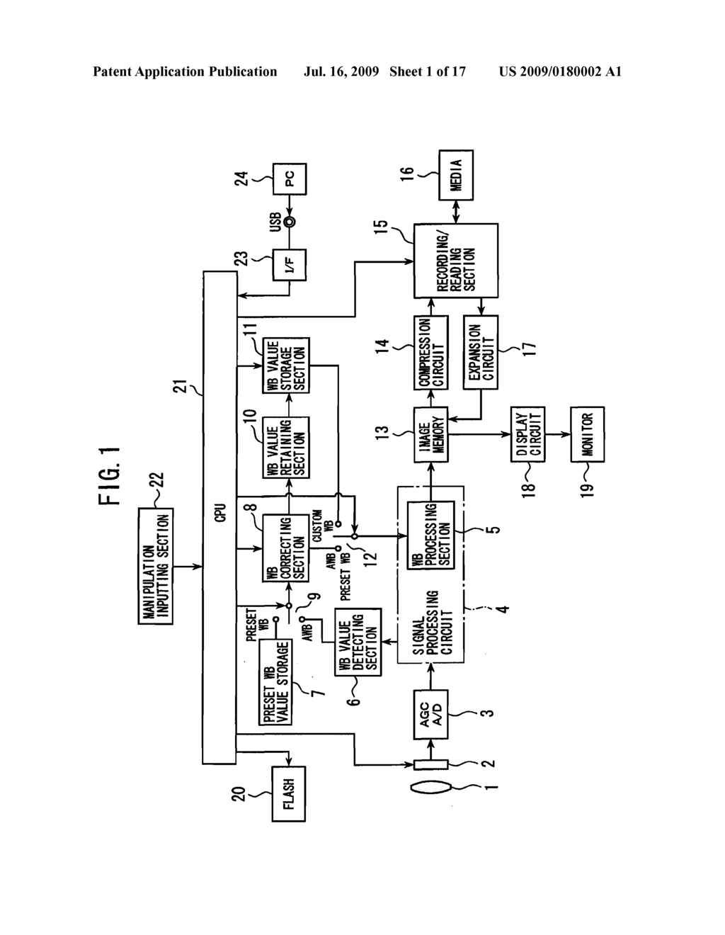 WHITE BALANCE PROCESSING APPARATUS AND PROCESSING METHOD THEREOF - diagram, schematic, and image 02