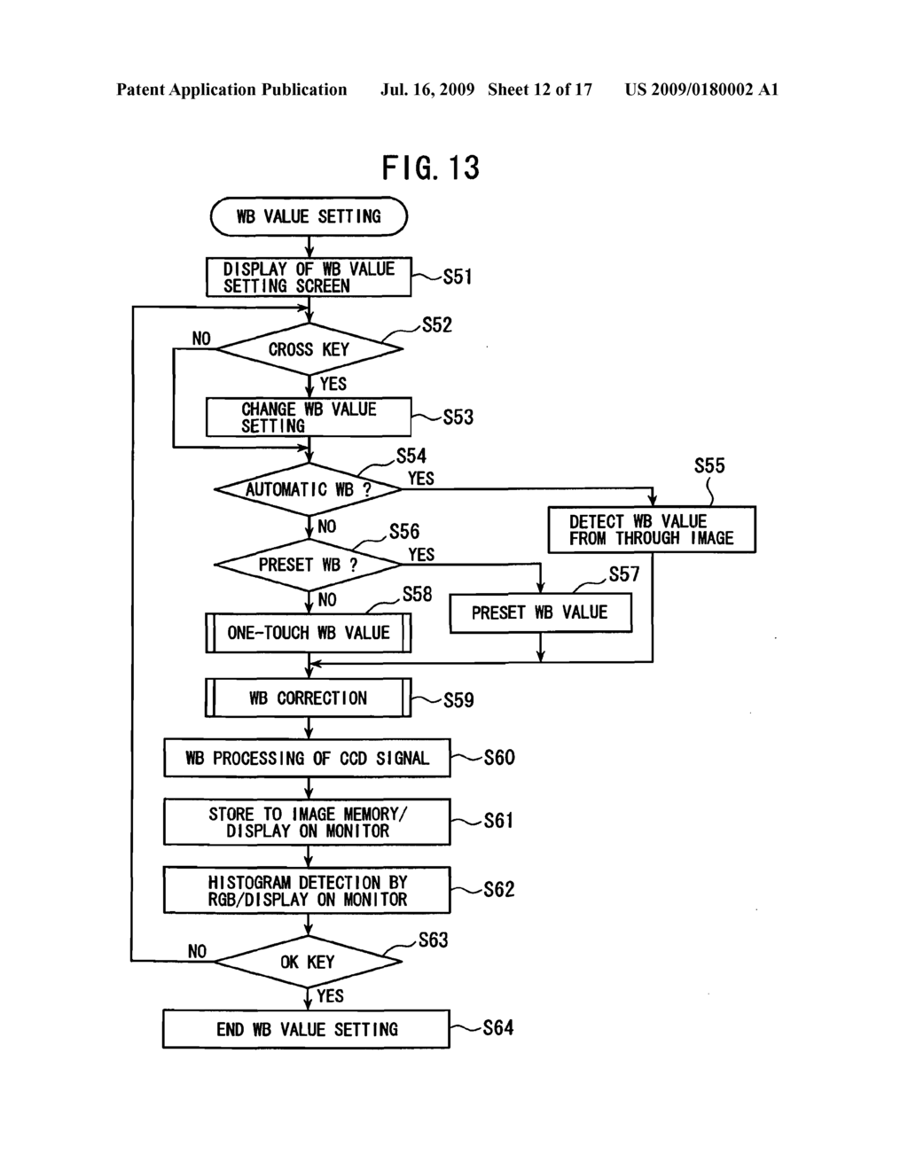 WHITE BALANCE PROCESSING APPARATUS AND PROCESSING METHOD THEREOF - diagram, schematic, and image 13