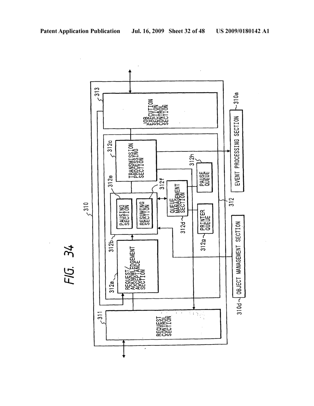 Job scheduling system for print processing - diagram, schematic, and image 33