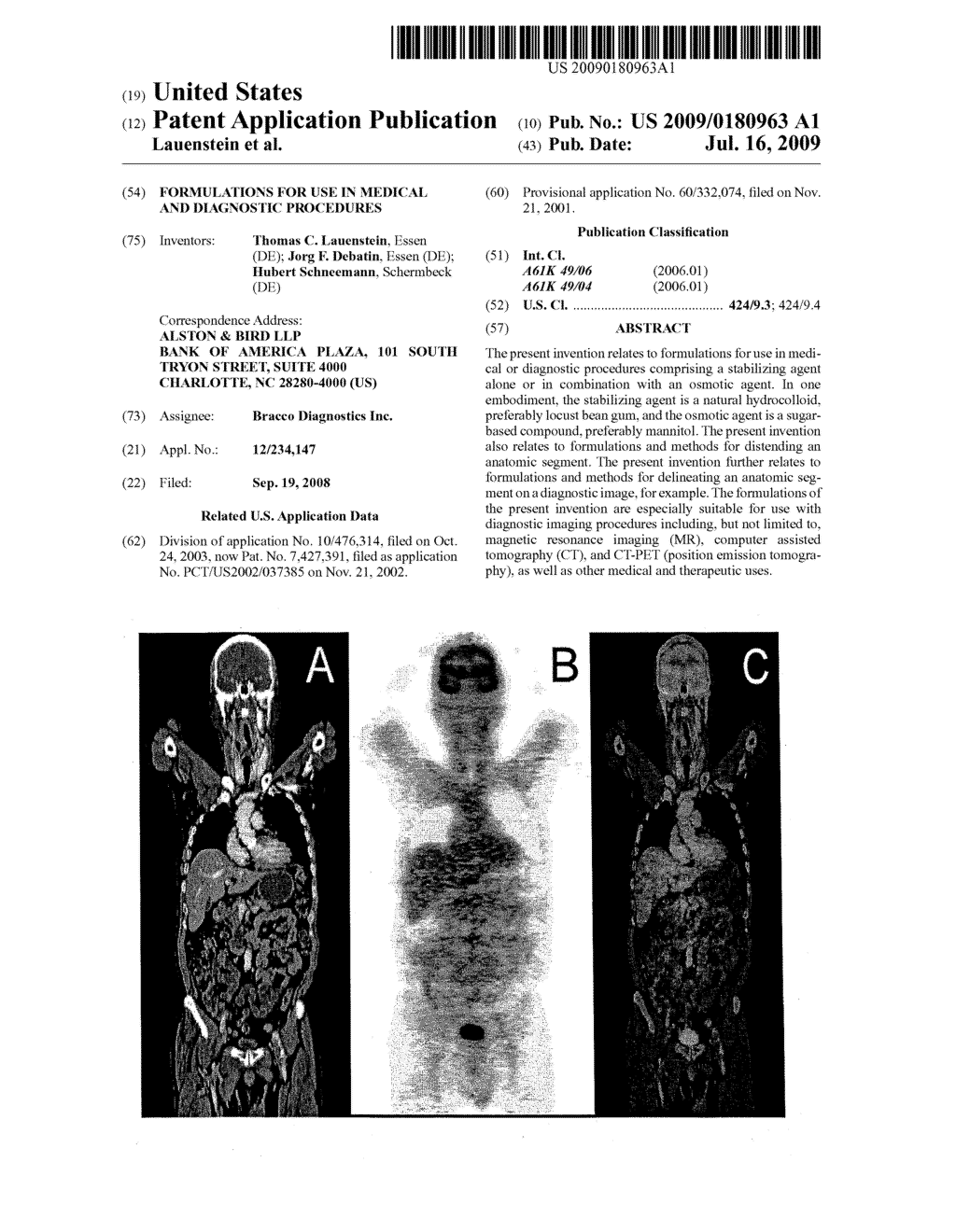 FORMULATIONS FOR USE IN MEDICAL AND DIAGNOSTIC PROCEDURES - diagram, schematic, and image 01