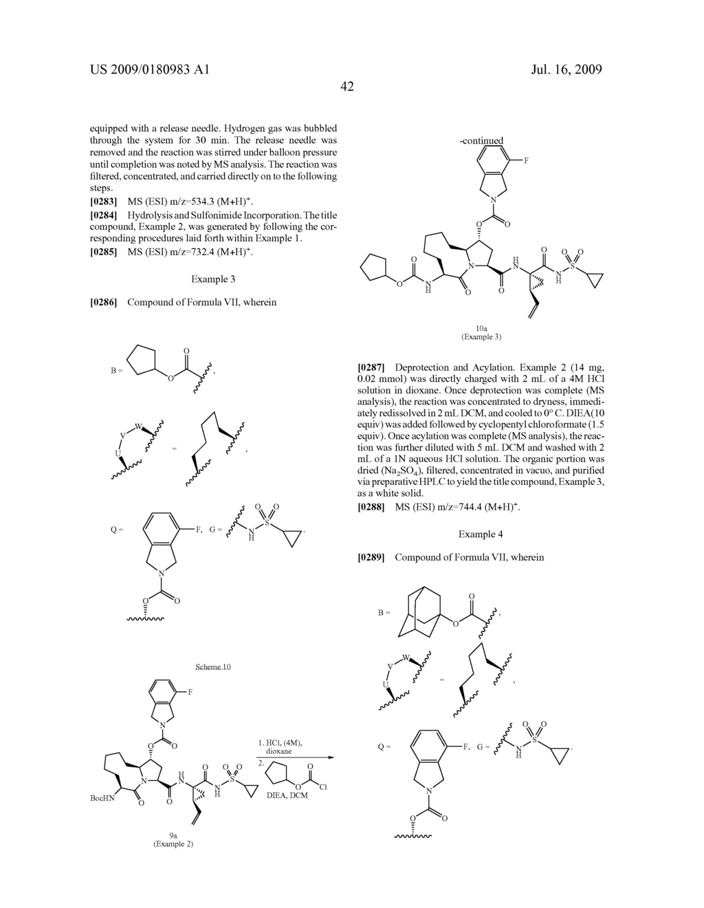 BICYCLIC, C5-SUBSTITUTED PROLINE DERIVATIVES AS INHIBITORS OF THE HEPATITIS C VIRUS NS3 PROTEASE - diagram, schematic, and image 43