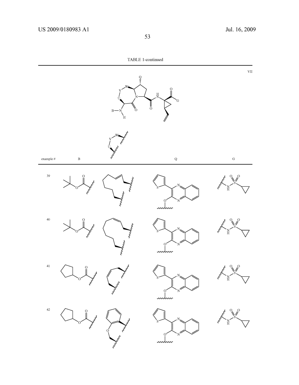 BICYCLIC, C5-SUBSTITUTED PROLINE DERIVATIVES AS INHIBITORS OF THE HEPATITIS C VIRUS NS3 PROTEASE - diagram, schematic, and image 54