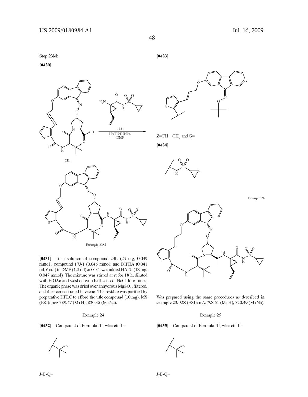 MACROCYCLIC OXIMYL HEPATITIS C SERINE PROTEASE INHIBITORS - diagram, schematic, and image 49