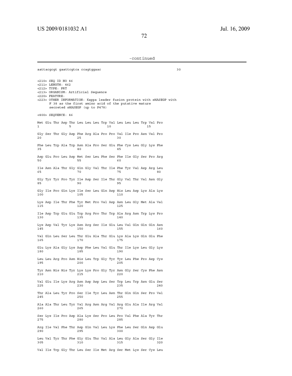 Soluble hyaluronidase glycoprotein (sHASEGP), process for preparing the same, uses and pharmaceutical compositions comprising thereof - diagram, schematic, and image 74