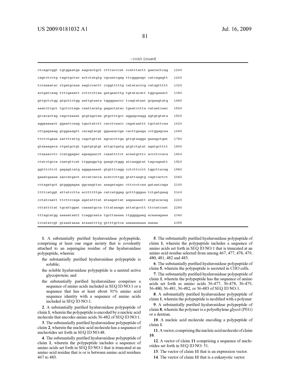 Soluble hyaluronidase glycoprotein (sHASEGP), process for preparing the same, uses and pharmaceutical compositions comprising thereof - diagram, schematic, and image 83