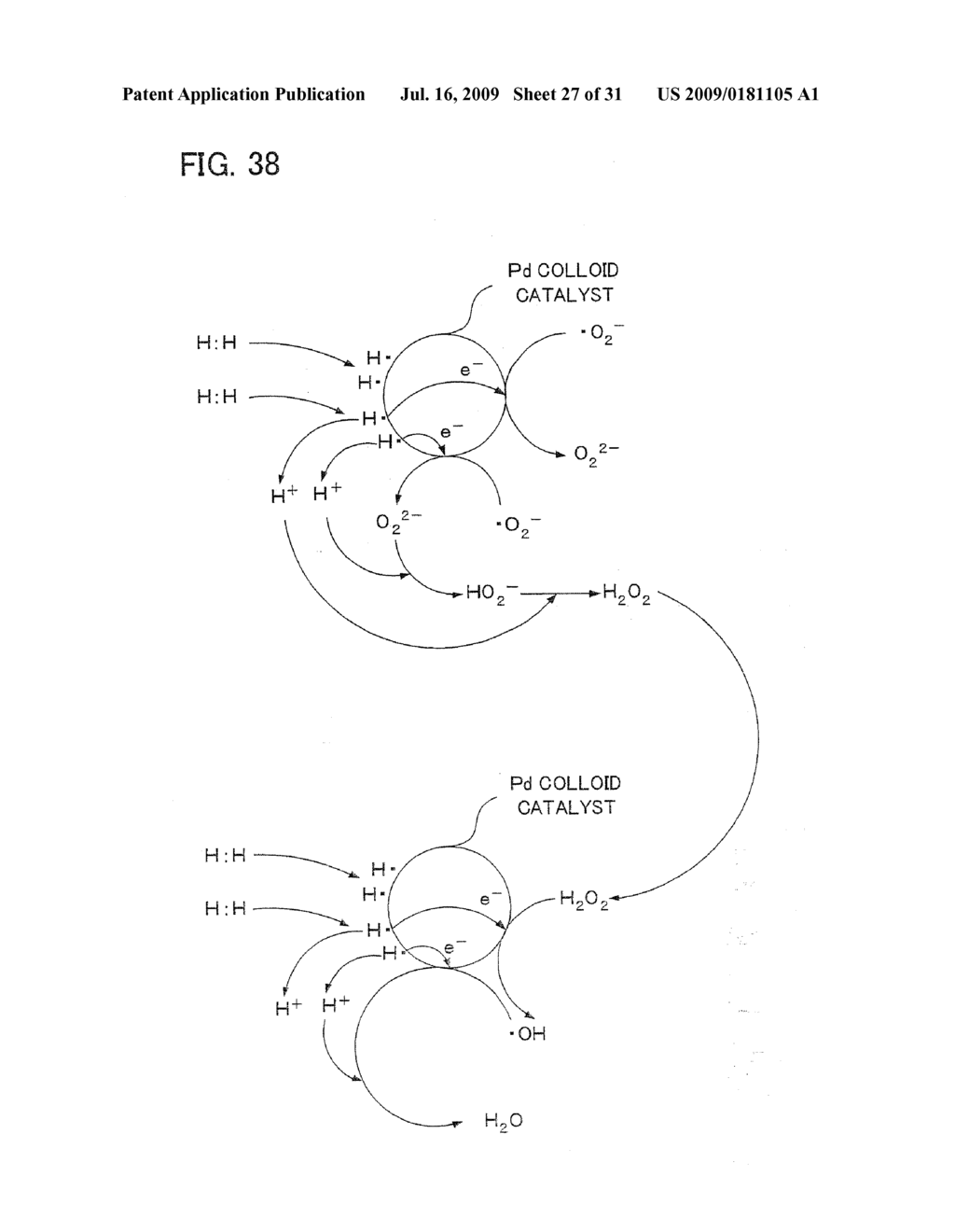 METHOD OF ANTIOXIDATION, ANTIOXIDANT-FUNCTIONING WATER, AND USAGE OF THE SAME - diagram, schematic, and image 28