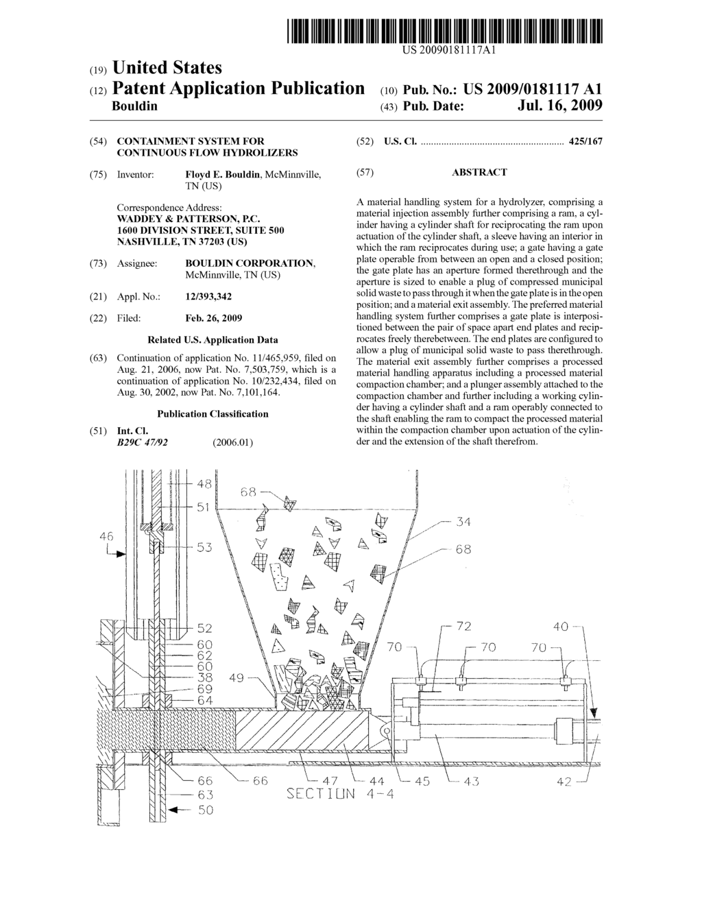 Containment System for Continuous Flow Hydrolizers - diagram, schematic, and image 01