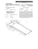 Safety device for folding treadmill diagram and image