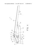 Safety device for folding treadmill diagram and image