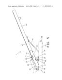 Safety device for folding treadmill diagram and image