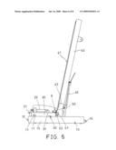 Safety device for folding treadmill diagram and image