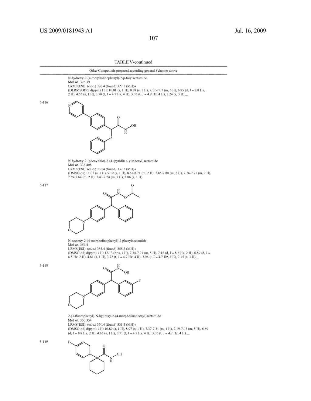 Inhibitors of Histone Deacetylase - diagram, schematic, and image 108