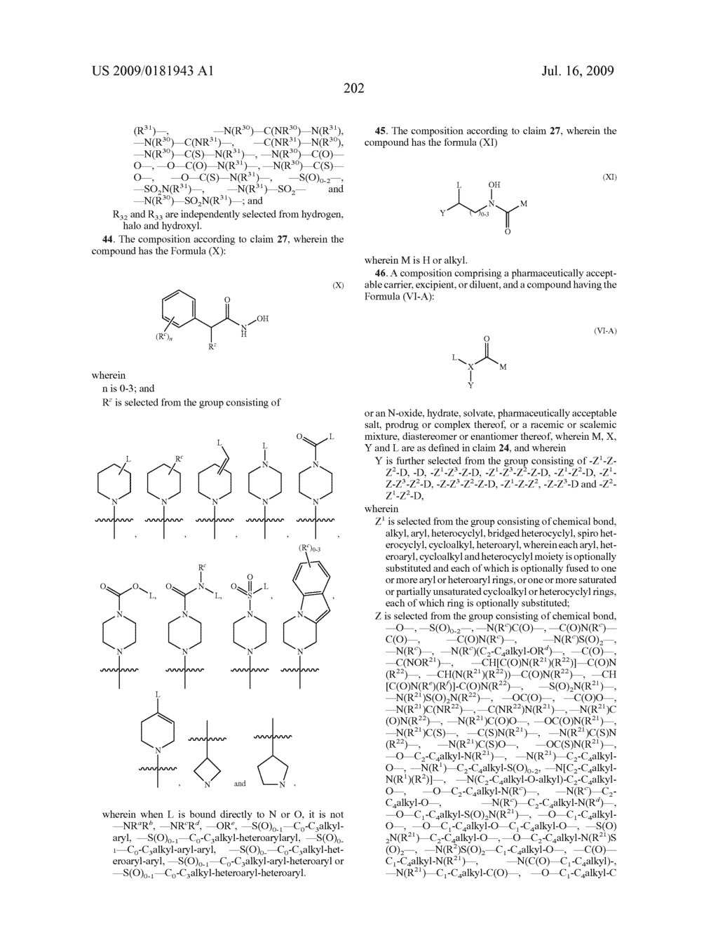 Inhibitors of Histone Deacetylase - diagram, schematic, and image 203