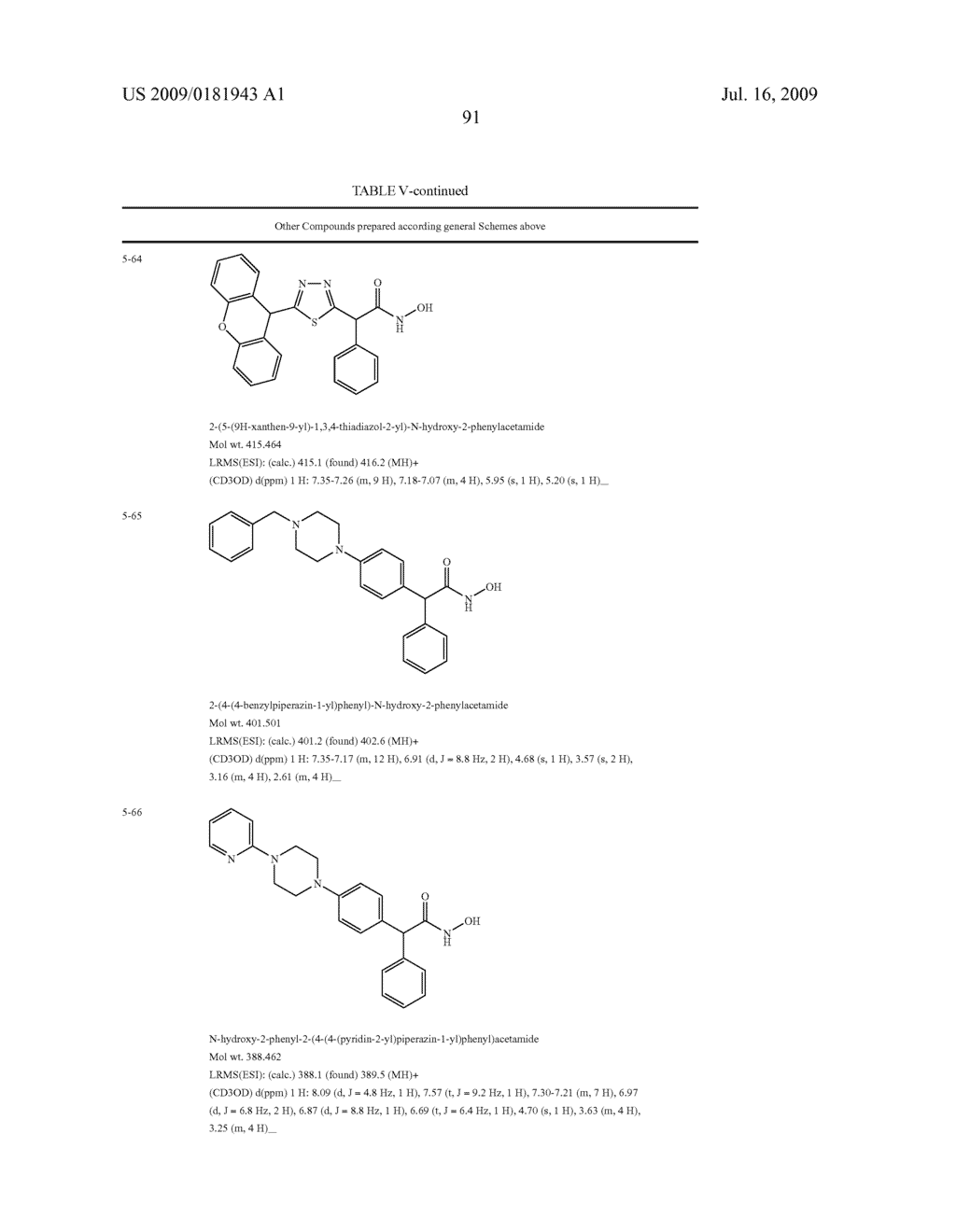 Inhibitors of Histone Deacetylase - diagram, schematic, and image 92