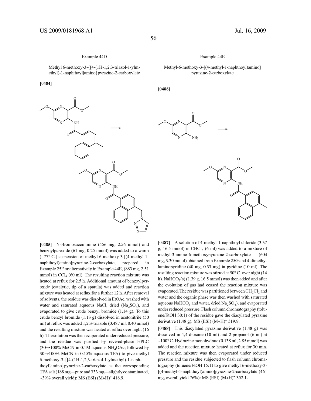 Novel 3-Bicyclocarbonylaminopyridine-2-Carboxamides or 3-Bicyclocarbonylaminopyrazine-2-Carboxamides - diagram, schematic, and image 57