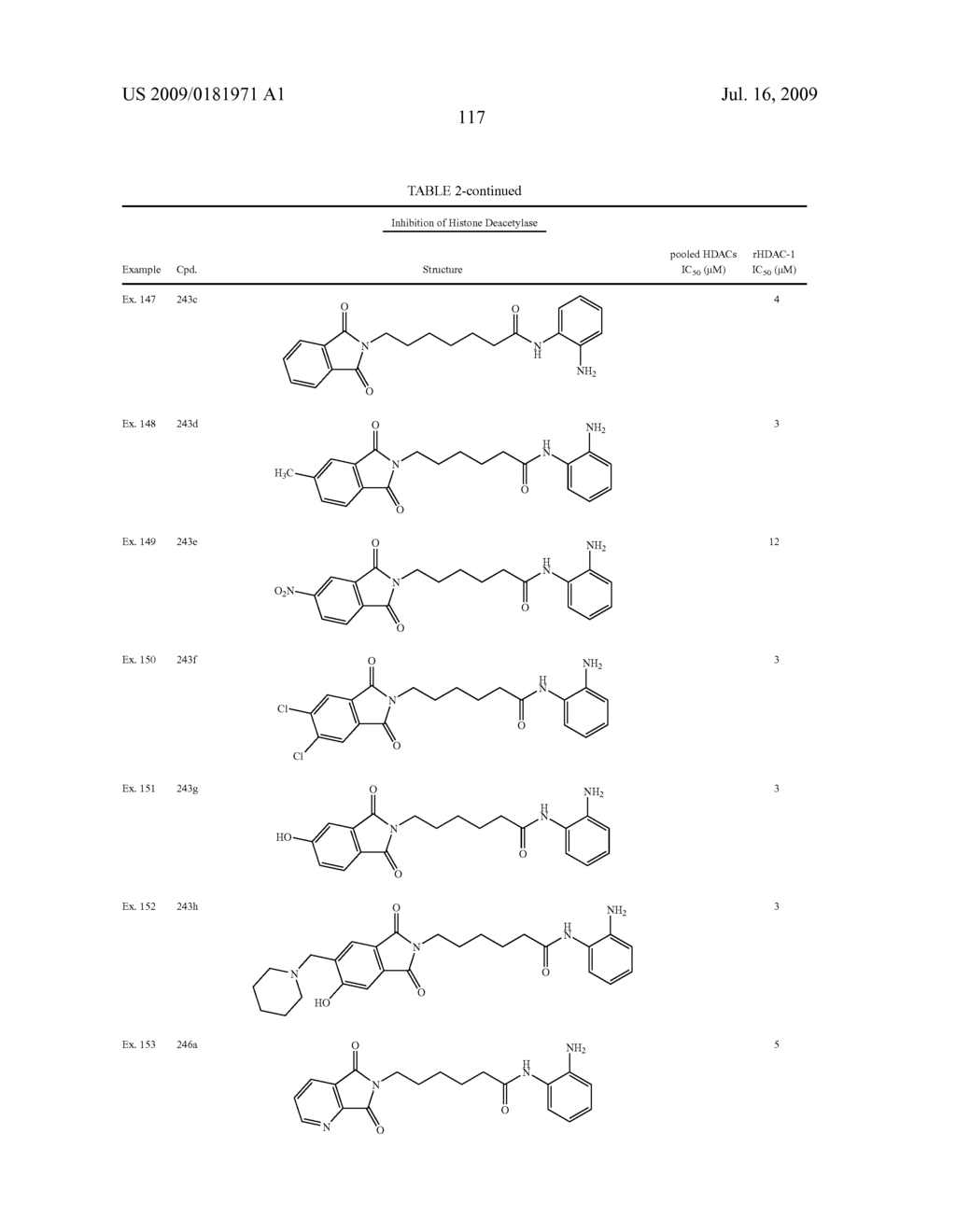 Inhibitors of Histone Deacetylase - diagram, schematic, and image 118