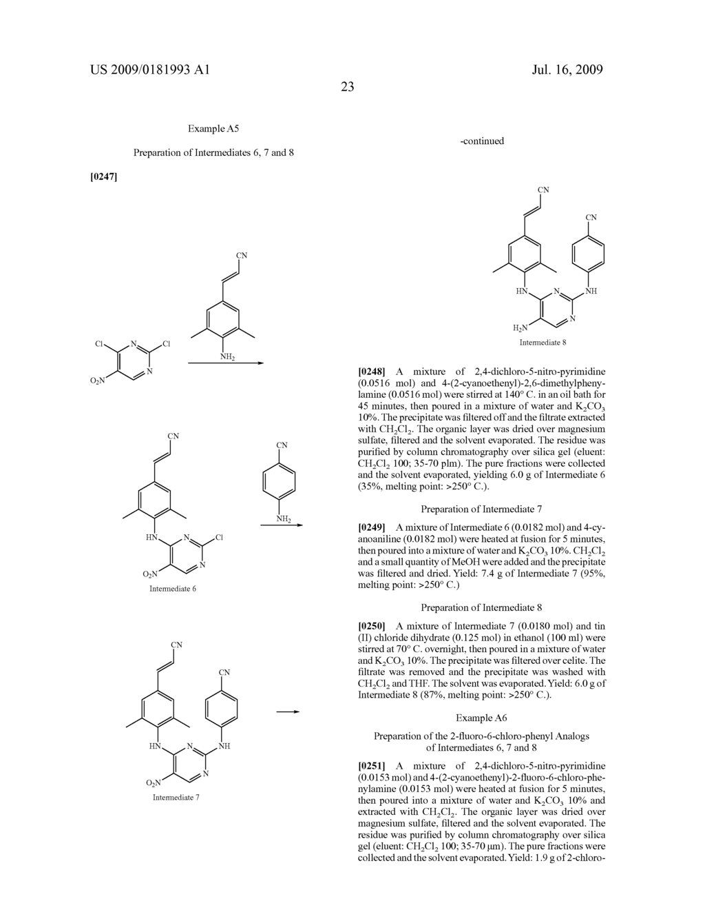 HIV INHIBITING 5-HETEROCYCLYL PYRIMIDINES - diagram, schematic, and image 24