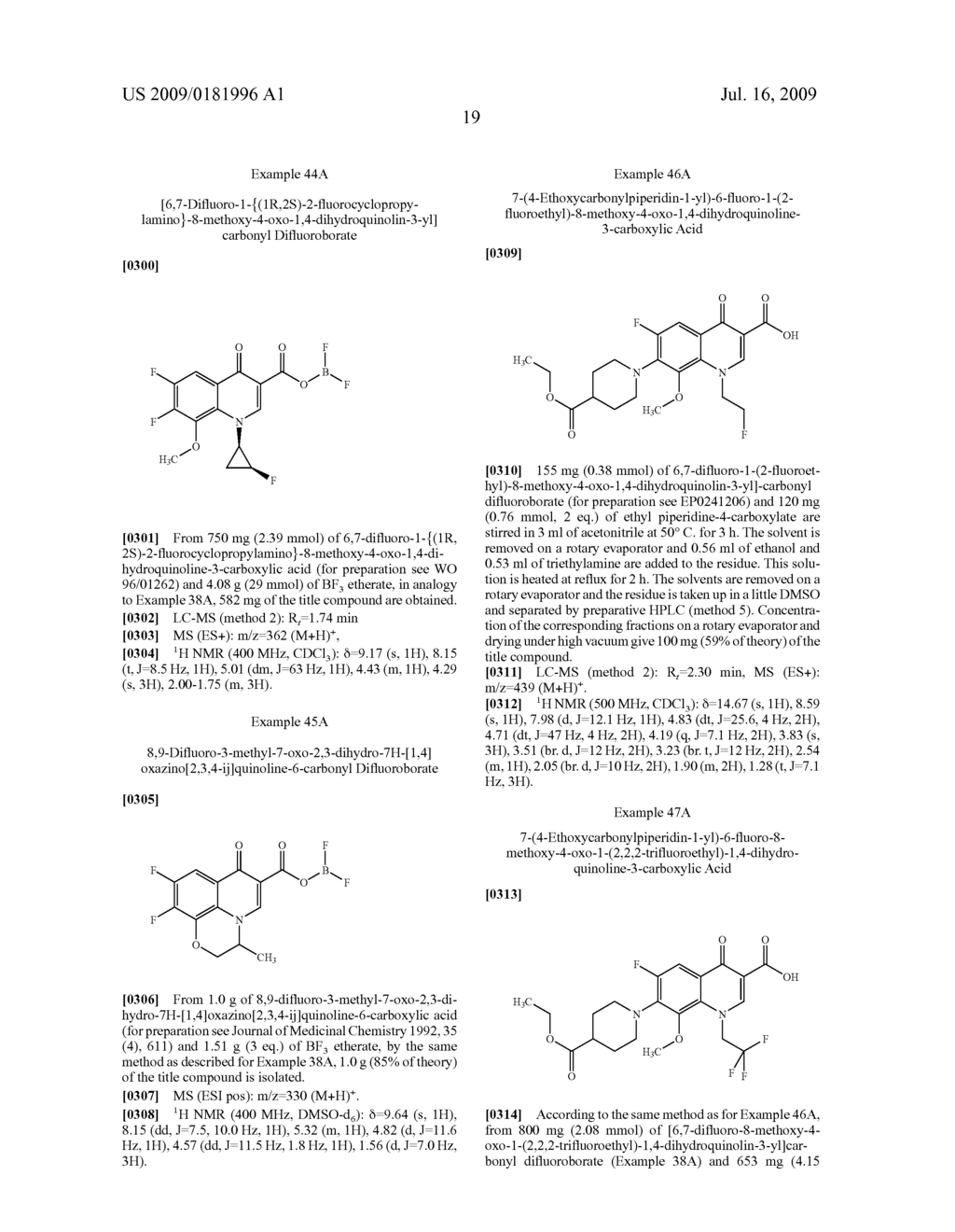 SUBSTITUTED QUINOLONES III - diagram, schematic, and image 20