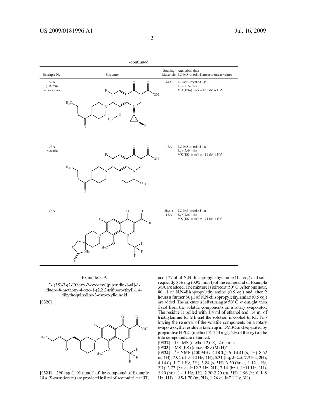 SUBSTITUTED QUINOLONES III - diagram, schematic, and image 22