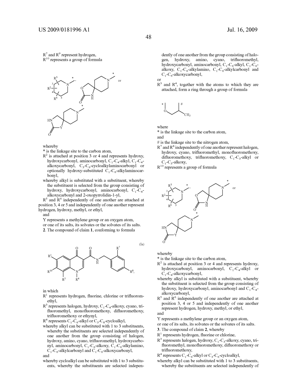 SUBSTITUTED QUINOLONES III - diagram, schematic, and image 49