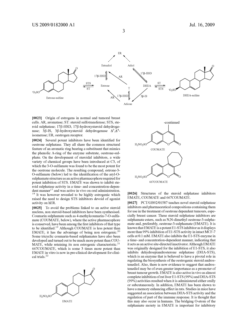 STEROIDAL COMPOUNDS AS STEROID SULPHATASE INHIBITORS - diagram, schematic, and image 12