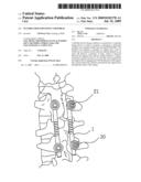 FLEXIBLE ROD FOR FIXING VERTEBRAE diagram and image