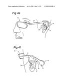 Connector assembly for connecting an earpiece of a hearing aid to glasses temple diagram and image