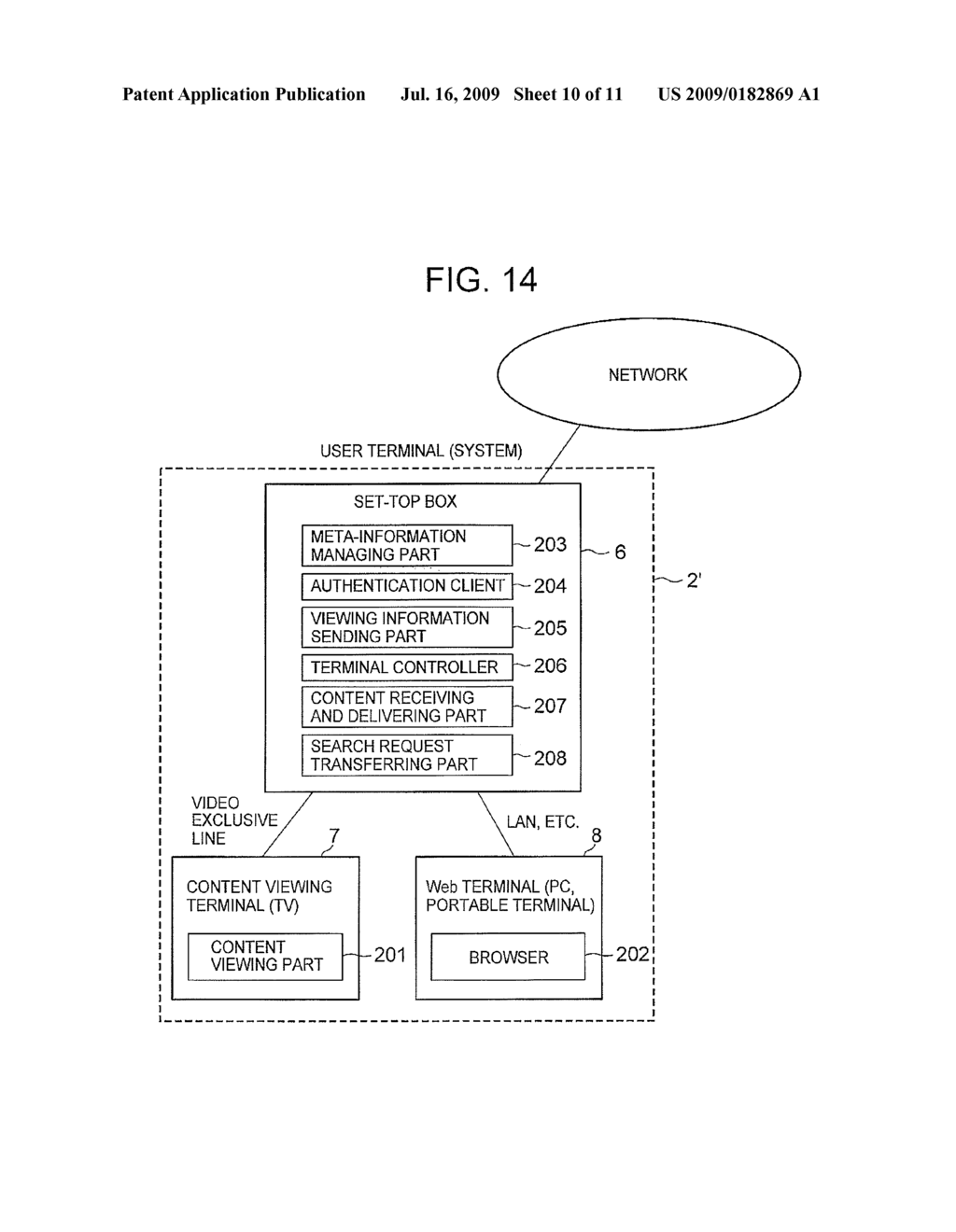 VIEWING EFFECT MEASURING SYSTEM, AND MEASURING METHOD AND MEASURING TERMINAL THEREOF - diagram, schematic, and image 11