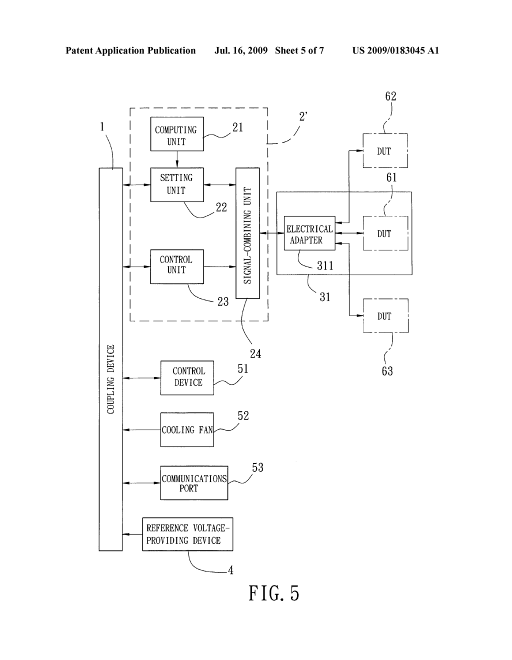 TESTING SYSTEM FOR A DEVICE UNDER TEST - diagram, schematic, and image 06