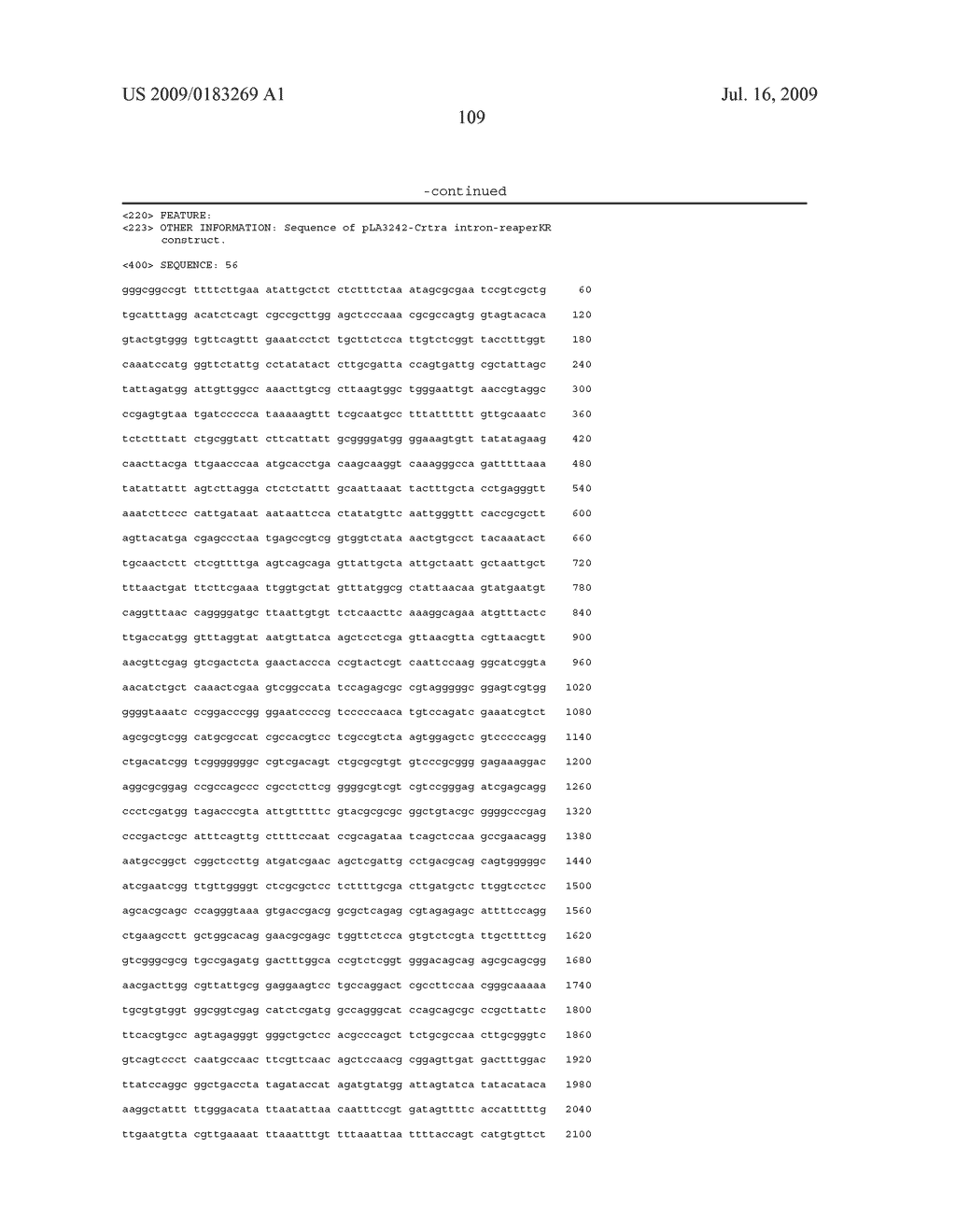 GENE EXPRESSION SYSTEM USING ALTERNATIVE SPLICING IN INSECTS - diagram, schematic, and image 169