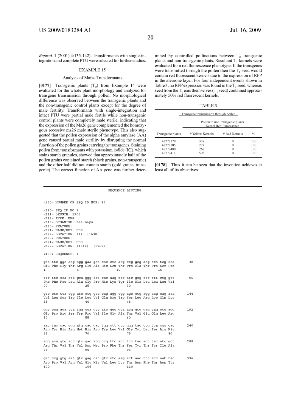 NUCLEOTIDE SEQEUNCES MEDIATING MALE FERTILITY AND METHOD OF USING SAME - diagram, schematic, and image 55