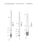 Flexible cosmetic brushes and/or applicators diagram and image