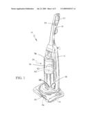 VACUUM CLEANER EQUIPPED WITH MOTOR EXHAUST SYSTEM diagram and image