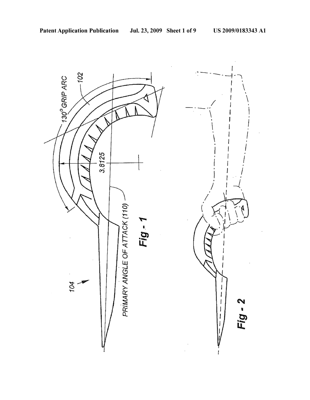 ERGONOMIC HANDLES, ESPECIALLY FOR GARDEN TOOLS - diagram, schematic, and image 02