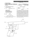 Laser gunsight system for a firearm handgrip diagram and image