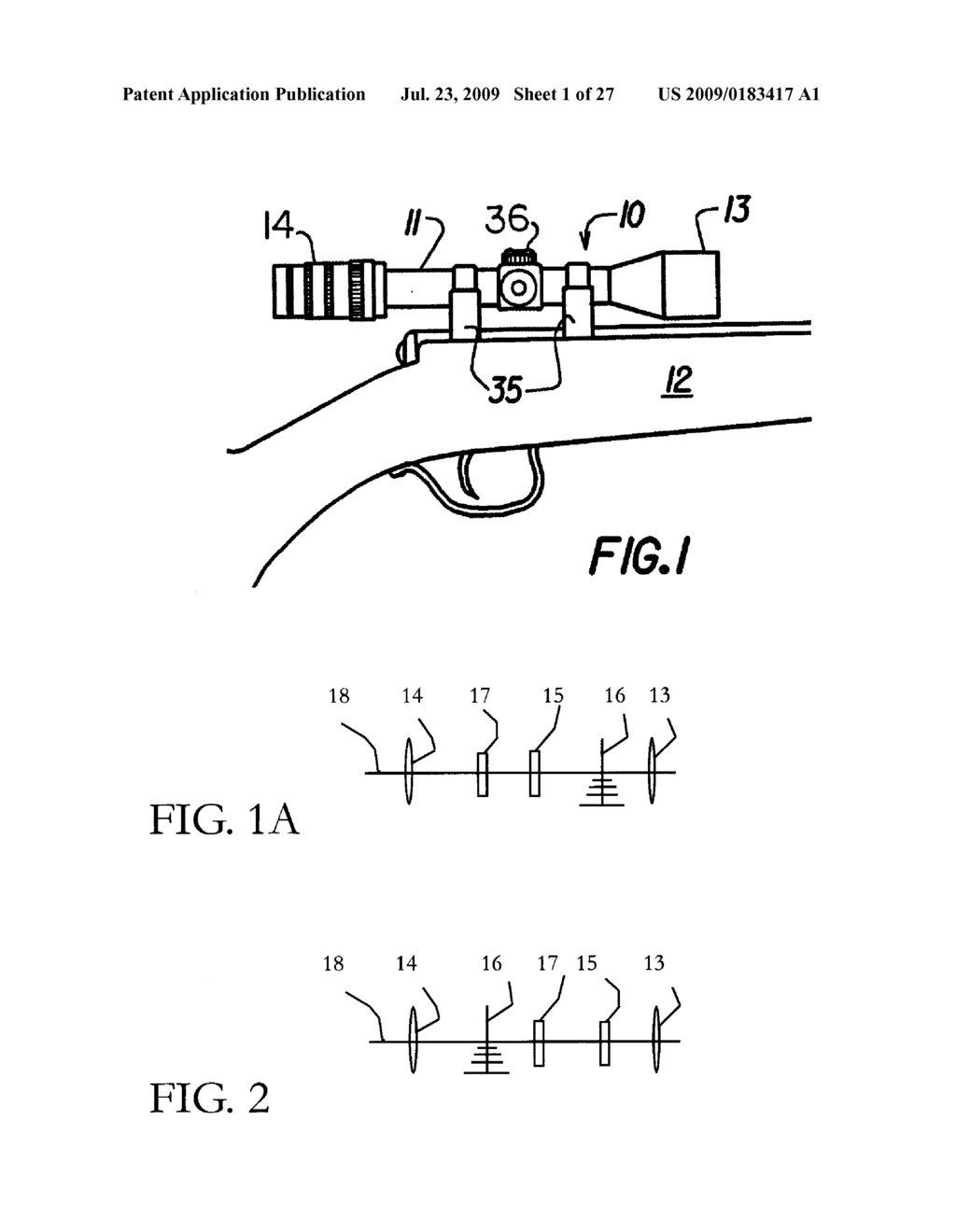 Reticle for telescopic gunsight and method for using - diagram, schematic, and image 02