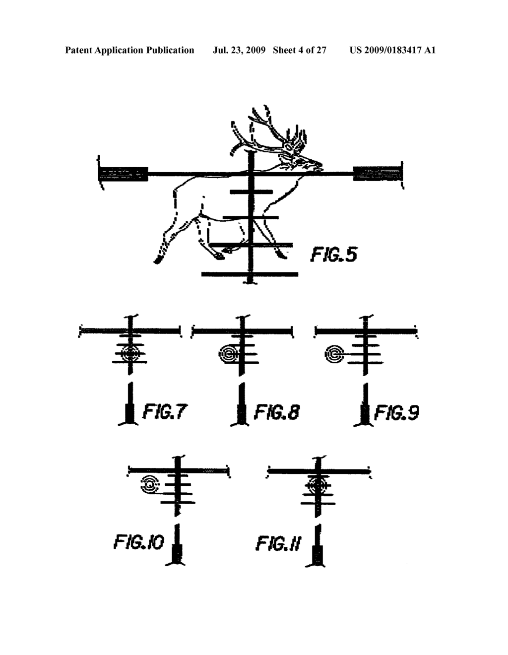 Reticle for telescopic gunsight and method for using - diagram, schematic, and image 05